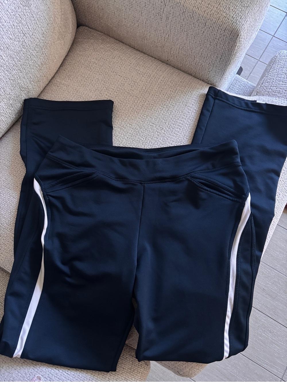 Vintage Nike Navy Blue Track Pants Y2K Athletic Pants